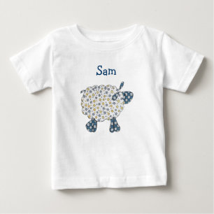 Bebé Camiseta de oveja personalizada