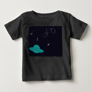 Bebé Camiseta de OVNI de Alien para espacio reducido