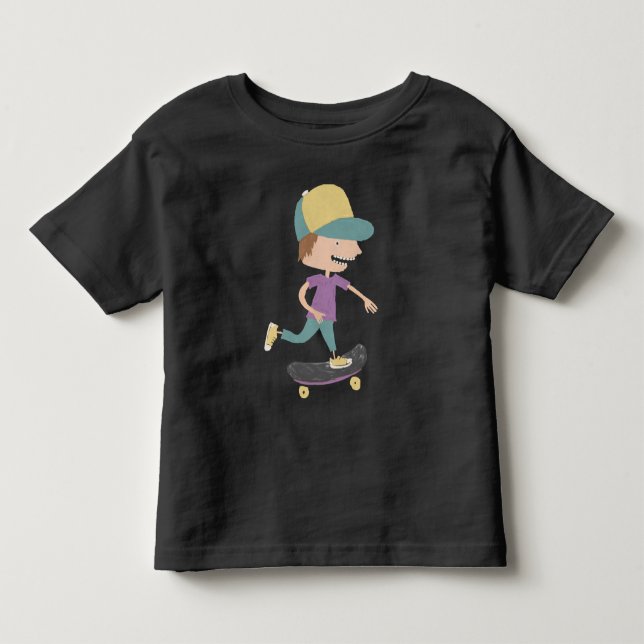 Bebé Camiseta de patinaje (Anverso)
