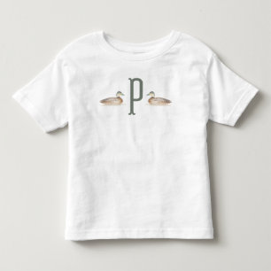 Bebé Camiseta de pato mallard personalizada para niños