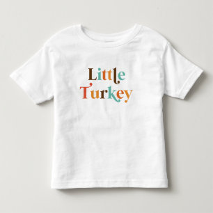 Bebé Camiseta de pavo pequeño de Acción de Gracias