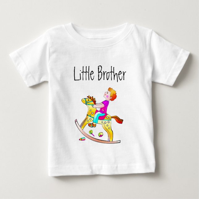 Bebé Camiseta de pequeño hermano (Anverso)