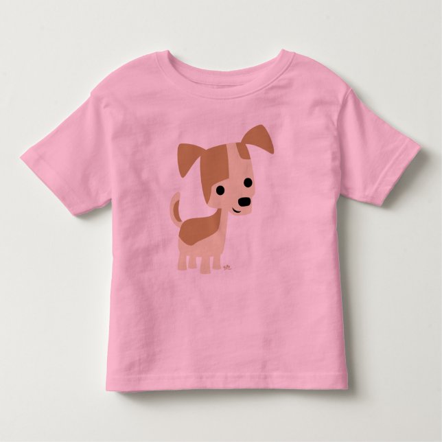 Bebé Camiseta de pequeño personalizado de perro inquisi (Anverso)