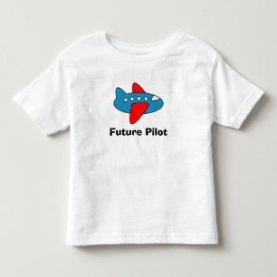 Bebé Camiseta de personalizado de avión para el futuro 
