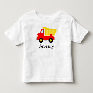 Bebé Camiseta de personalizado de camión de juguete par