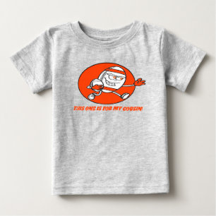 Bebé Camiseta de personalizado de fútbol para tu primo