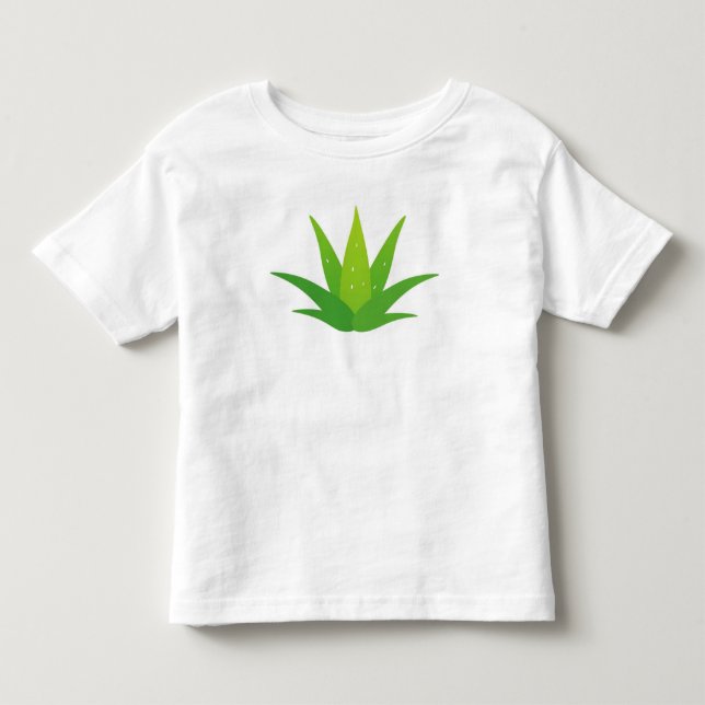 Bebé Camiseta de planta alovera (Anverso)
