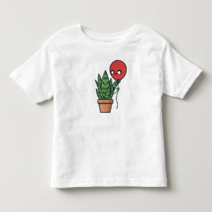 Bebé Camiseta de Planta de Serpiente y globo