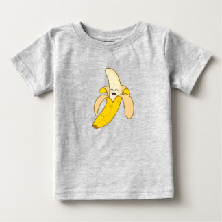 Bebé Camiseta de plátano sonriente para niños