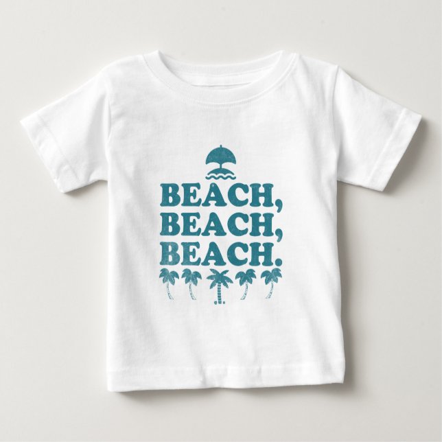 Bebé Camiseta de playa (Anverso)