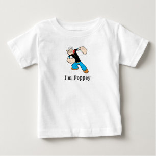 Bebé camiseta de popeye