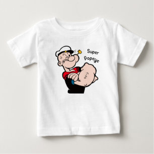 Bebé Camiseta de popeye para niños