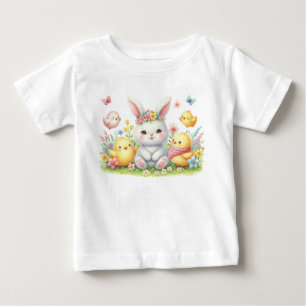 Bebé Camiseta de primavera pastel Ropa para niños