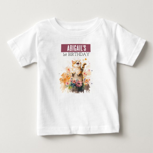 Bebé Camiseta de Primavera Vibes - Camiseta de primer c (Anverso)