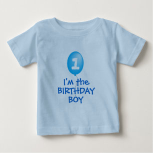 Bebé camiseta de primer cumpleaños