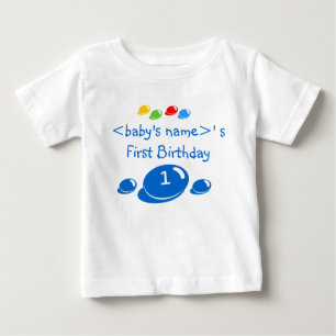 Bebé Camiseta de primer cumpleaños - Can Personalizar