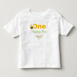 Bebé Camiseta de primer cumpleaños de abeja