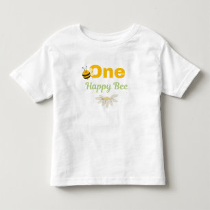 Bebé Camiseta de primer cumpleaños de abeja