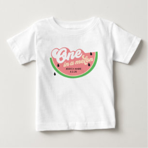 Bebé Camiseta de primer cumpleaños de One In a Melon