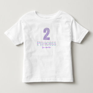 Bebé Camiseta de Princesa de Cumpleaños con Nombre