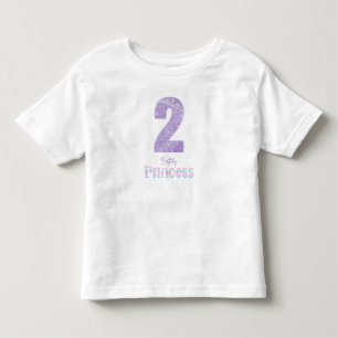 Bebé Camiseta de Princesa de Cumpleaños de 2 Años