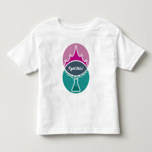 Bebé Camiseta de Princesa de la Ciencia (Tono Suave) pa