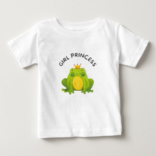 Bebé camiseta de princesa niña (Anverso)