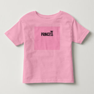 Bebé Camiseta de Princesa Niña con Corona Rosa   Lindo 