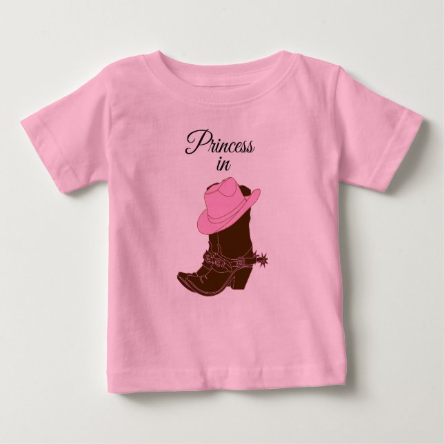 Bebé Camiseta de princesa para niños pequeños (Anverso)