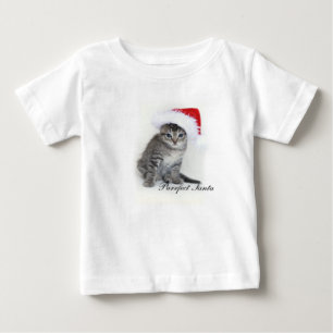 Bebé Camiseta de Purrfect Santa
