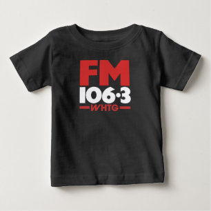 Bebé Camiseta de radio FM WHTG 106.3 _ Hoodie