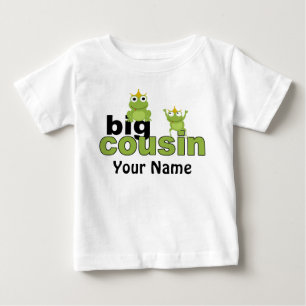 Bebé Camiseta de rana de primo grande