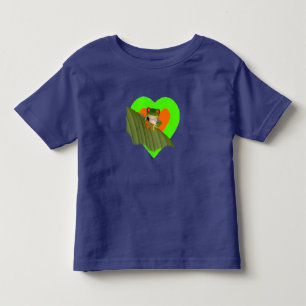 Bebé Camiseta de Rana Gaudy Rojo