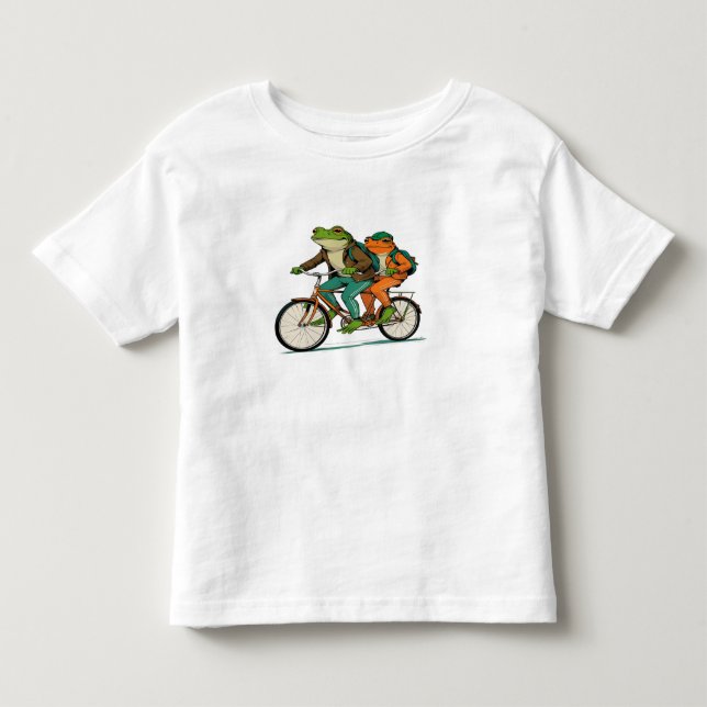 Bebé camiseta de rana y sapo (Anverso)