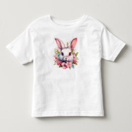 Bebé Camiseta de regalo con retrato del conejo de Pascu