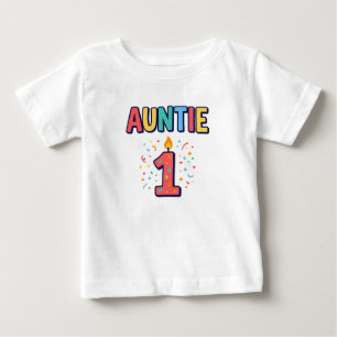 Bebé Camiseta de regalo de cumpleaños de tía