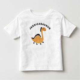 Bebé Camiseta de regalo para niños con nombre de dinosa