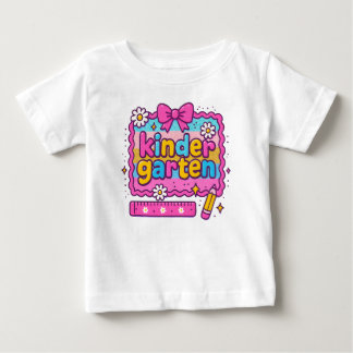 Bebé Camiseta de Regreso a Clases para Kinder Sparkle &
