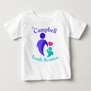 Bebé Camiseta de Reunión Familiar