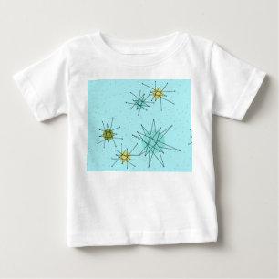 Bebé Camiseta de Robin's Egg Blue Atomic Starburst