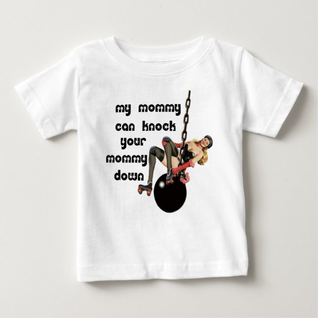 Bebé Camiseta de RollerMom (Anverso)