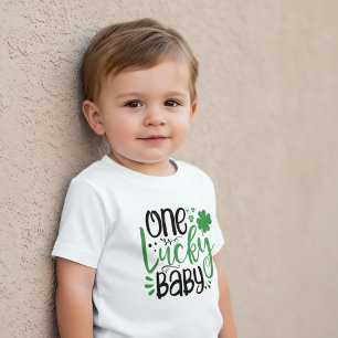 Bebé Camiseta de San Patricio para niños One Lucky Baby