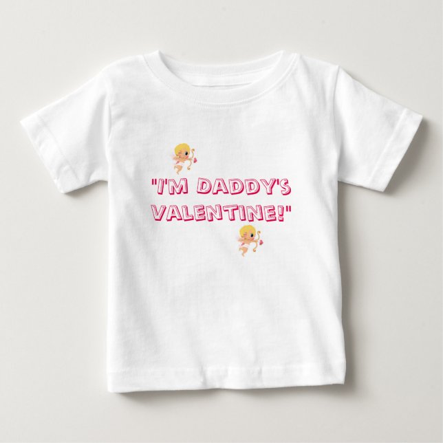 Bebé Camiseta de San Valentín Chica de niño/niño pequeñ (Anverso)