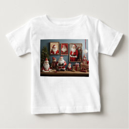 Bebé camiseta de santa claus para niños