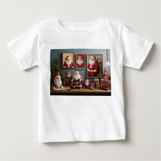 Bebé camiseta de santa claus para niños