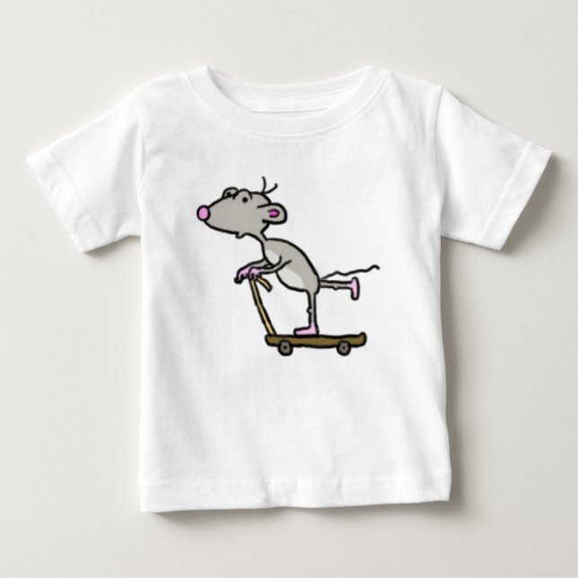 Bebé Camiseta de Scooter Mouse Kid (Anverso)