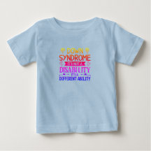 Camiseta de sensibilización sobre el síndrome de D