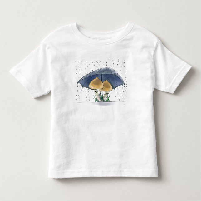 Bebé Camiseta de setas de pequeño tamaño (Anverso)