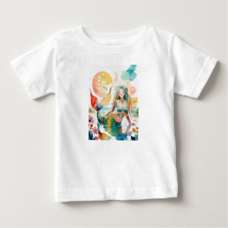 Bebé Camiseta de Sirena