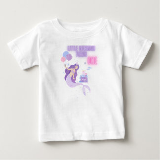 Bebé Camiseta de sirena para el primer cumpleaños